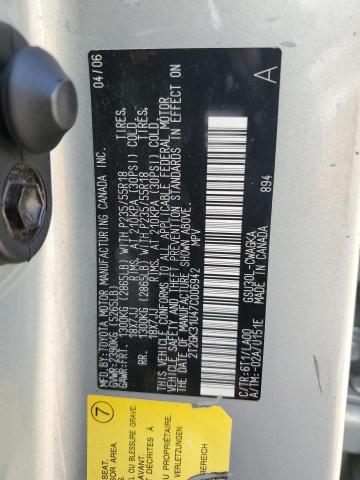 Photo 14 from auction – 2007 LEXUS RX 350 with VIN 2T2GK31U47C006942