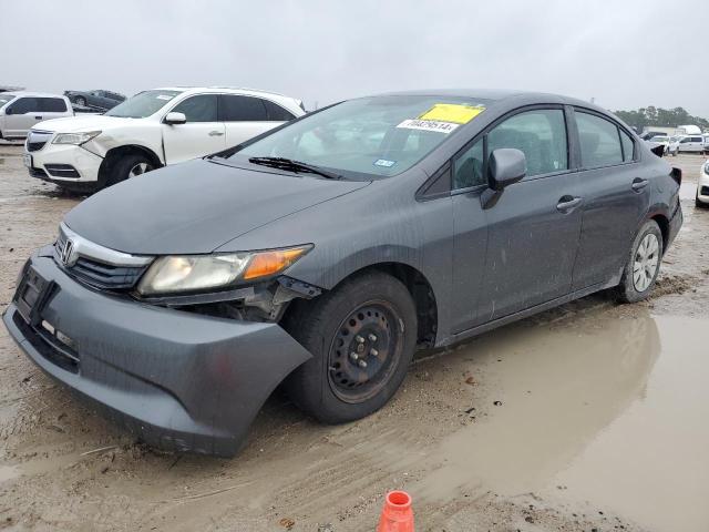 HONDA CIVIC LX 2012 with VIN 2HGFB2F50CH600523 - Photo from auction