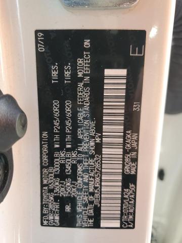 Photo 14 from auction – 2019 TOYOTA 4RUNNER SR with VIN JTEBU5JRXK5728532