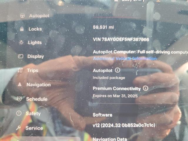 Foto 9 de la subasta – 2022 TESLA MODEL Y con VIN 7SAYGDEF5NF387966