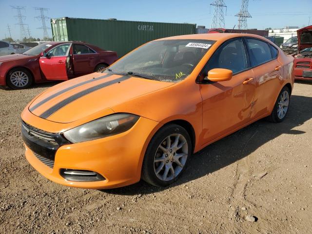 DODGE DART SXT 2013 with VIN 1C3CDFBA0DD292438 - Photo from auction