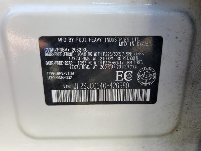 Photo 14 from auction – 2016 SUBARU FORESTER 2 with VIN JF2SJCCC4GH426980