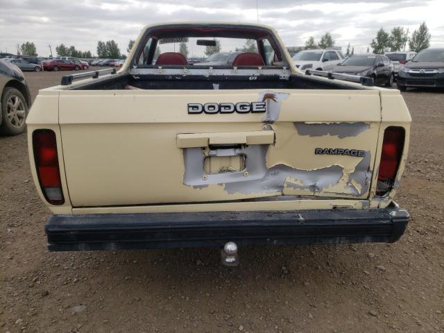 Photo 6 from auction – 1984 DODGE RAMPAGE with VIN 1B7EZ64C6ED315503