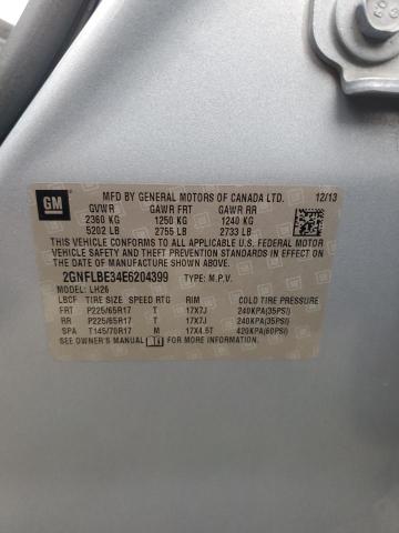 Photo 14 from auction – 2014 CHEVROLET EQUINOX LT with VIN 2GNFLBE34E6204399