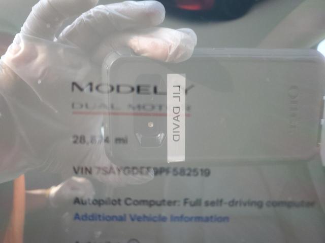 Photo 9 from auction – 2023 TESLA MODEL Y with VIN 7SAYGDEF9PF582519