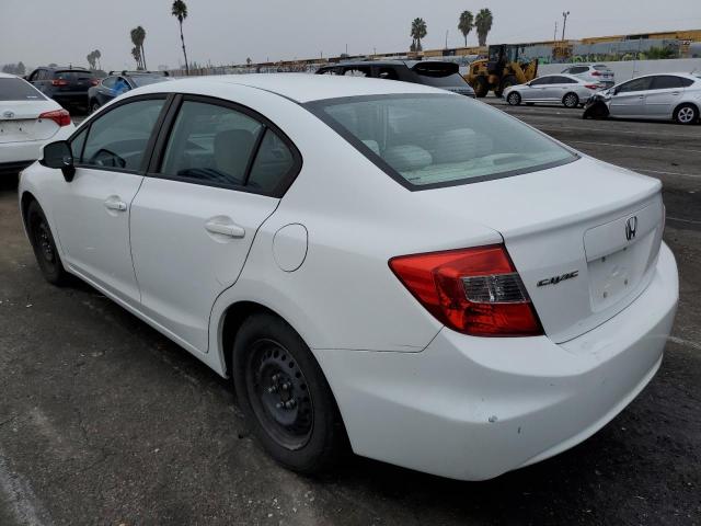 Photo 2 from auction – 2012 HONDA CIVIC LX with VIN 19XFB2F52CE343486