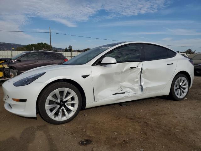 TESLA MODEL 3 2022 with VIN 5YJ3E1EB8NF321369 - Photo from auction