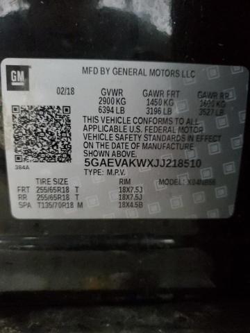 Photo 14 from auction – 2018 BUICK ENCLAVE ES with VIN 5GAEVAKWXJJ218510