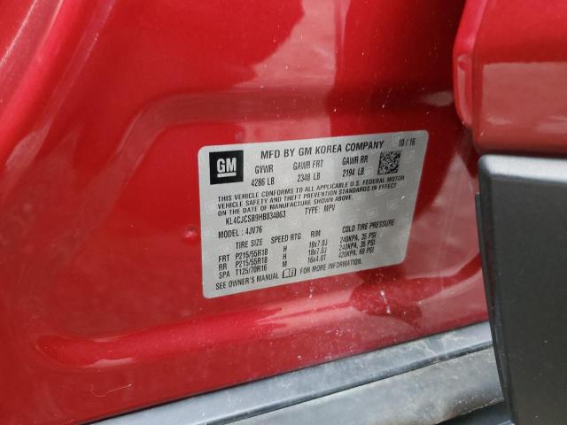 Photo 14 from auction – 2017 BUICK ENCORE ESS with VIN KL4CJCSB9HB034863