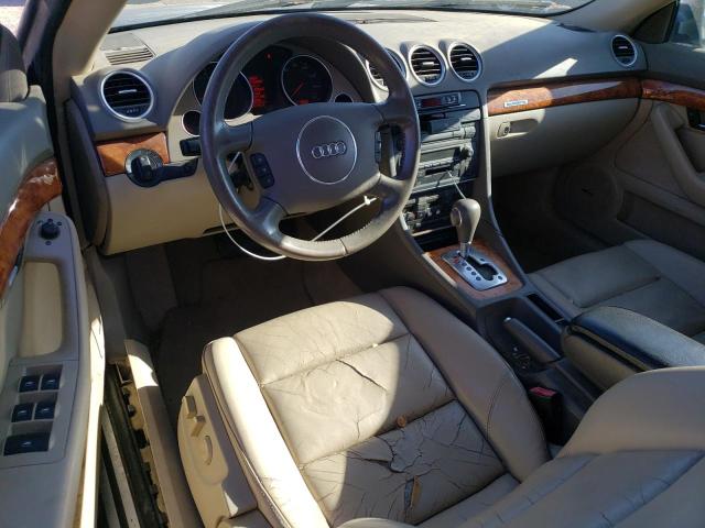Photo 8 from auction – 2004 AUDI A4 QUATTRO with VIN WAUDT48H94K014240