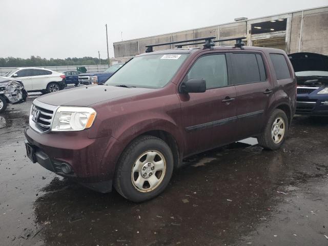 HONDA PILOT LX 2013 with VIN 5FNYF4H20DB041847 - Photo from auction