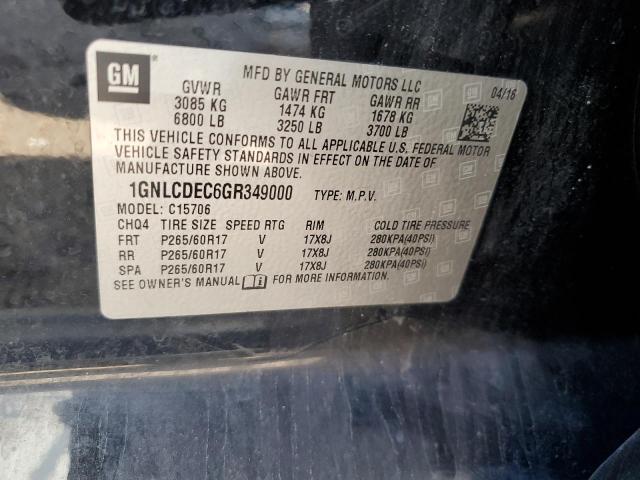 Photo 14 from auction – 2016 CHEVROLET TAHOE POLI with VIN 1GNLCDEC6GR349000