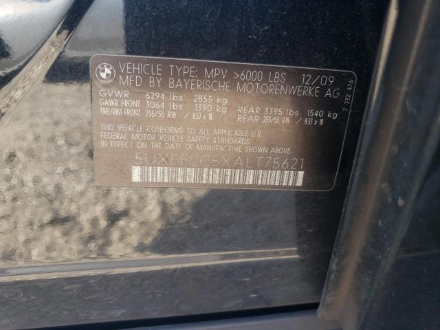 Photo 14 from auction – 2010 BMW X5 XDRIVE3 with VIN 5UXFF0C5XALT75621