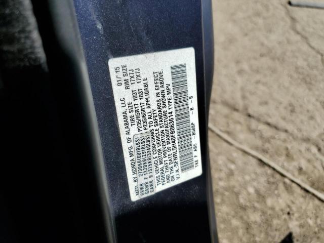 Photo 14 from auction – 2015 HONDA ODYSSEY EX with VIN 5FNRL5H40FB063614