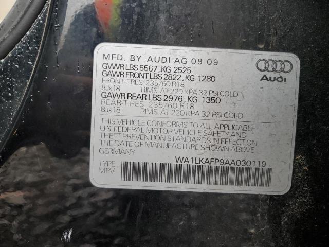 Photo 14 from auction – 2010 AUDI Q5 PREMIUM with VIN WA1LKAFP9AA030119