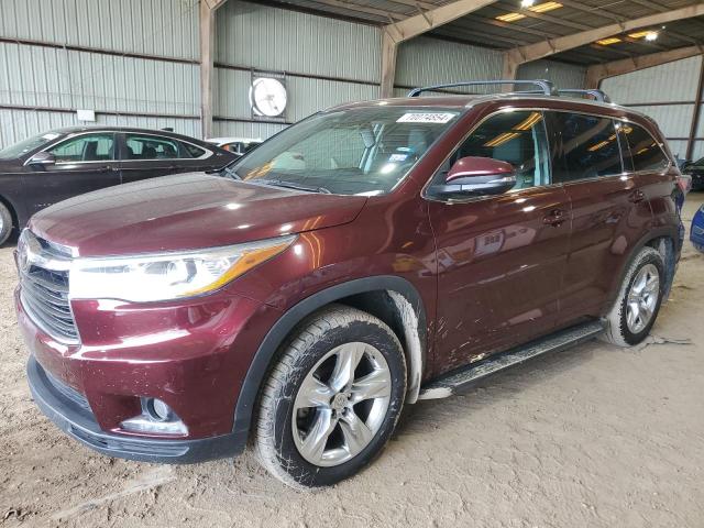 TOYOTA HIGHLANDER 2014 with VIN 5TDYKRFH3ES024828 - Photo from auction