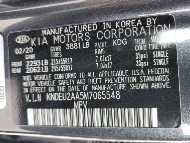Photo 14 from auction – 2021 KIA SELTOS S with VIN KNDEU2AA5M7065548