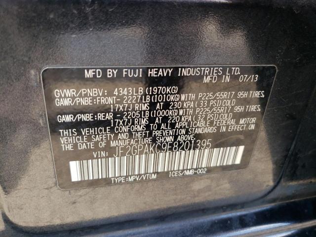 Photo 14 from auction – 2014 SUBARU XV CROSSTR with VIN JF2GPAKC9E8201395