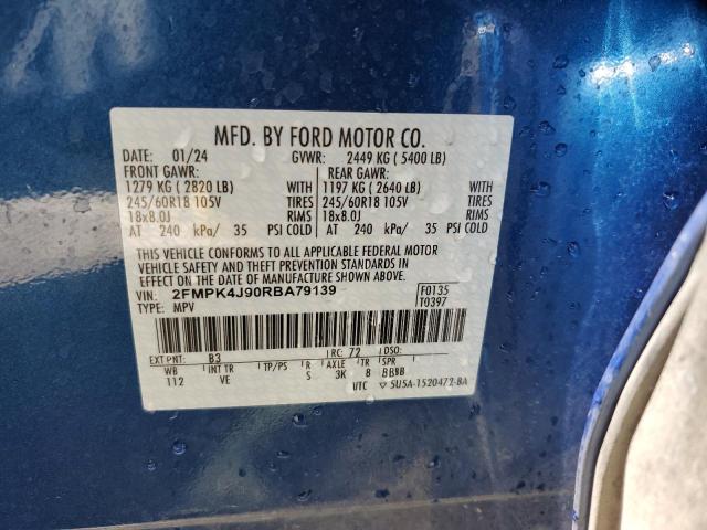 صورة رقم 14 من المزاد - 2024 FORD EDGE SEL مع VIN 2FMPK4J90RBA79139