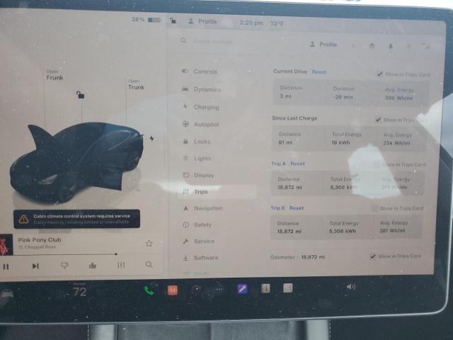 Photo 9 from auction – 2023 TESLA MODEL 3 with VIN 5YJ3E1EB5PF661601