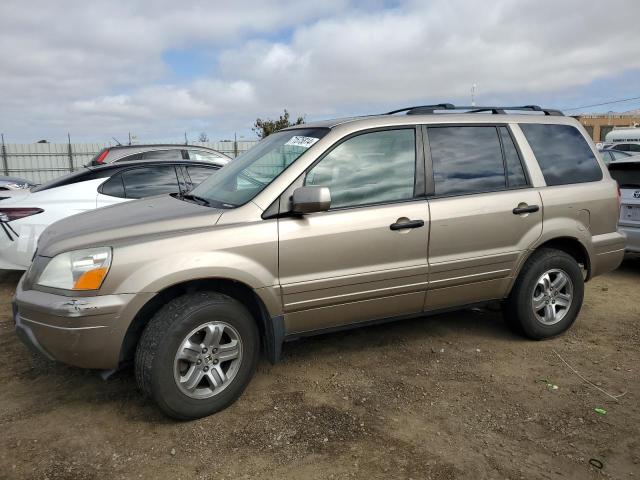 HONDA PILOT EXL 2005 with VIN 2HKYF18615H536949 - Photo from auction