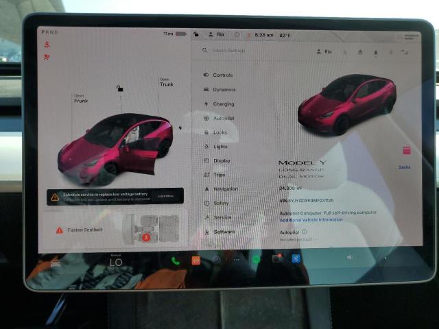 Photo 9 from auction – 2021 TESLA MODEL Y with VIN 5YJYGDEE9MF231125