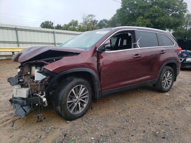 TOYOTA HIGHLANDER 2019 with VIN 5TDJZRFH9KS992098 - Photo from auction