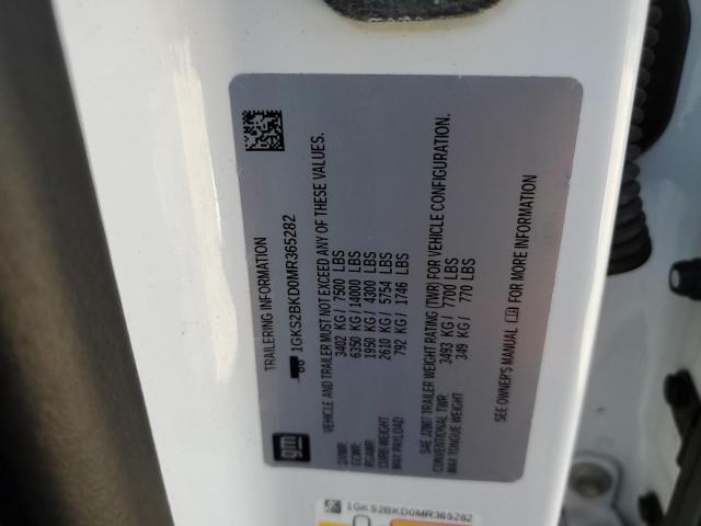 Photo 14 from auction – 2021 GMC YUKON SLT with VIN 1GKS2BKD0MR365282