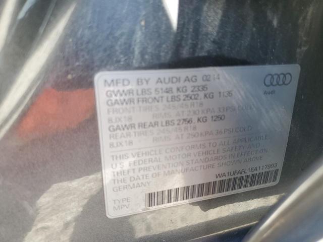 Photo 14 from auction – 2014 AUDI A4 ALLROAD with VIN WA1UFAFL1EA117993