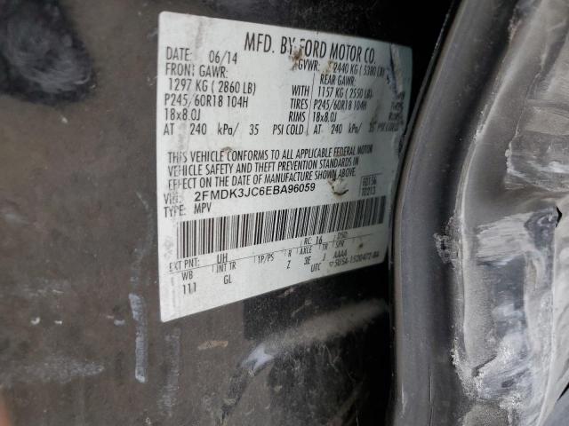 Photo 14 from auction – 2014 FORD EDGE SEL with VIN 2FMDK3JC6EBA96059