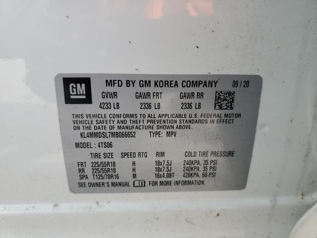Photo 14 from auction – 2021 BUICK ENCORE GX with VIN KL4MMDSL7MB066652