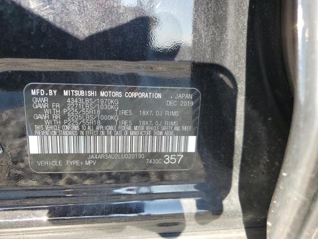 Photo 14 from auction – 2020 MITSUBISHI OUTLANDER with VIN JA4AR3AU2LU020190
