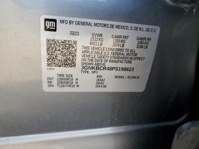 Photo 14 from auction – 2023 CHEVROLET BLAZER 2LT with VIN 3GNKBCR48PS198623