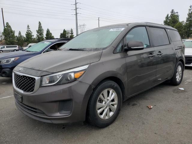 KIA SEDONA LX 2015 with VIN KNDMB5C18F6031998 - Photo from auction