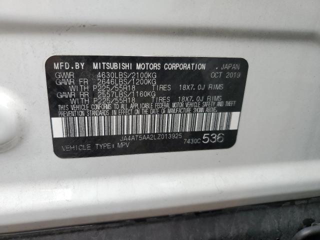 Photo 14 from auction – 2020 MITSUBISHI ECLIPSE CR with VIN JA4AT5AA2LZ013925