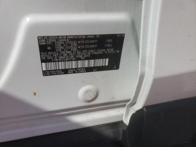Photo 14 from auction – 2018 TOYOTA RAV4 LE with VIN 2T3BFREV3JW757584