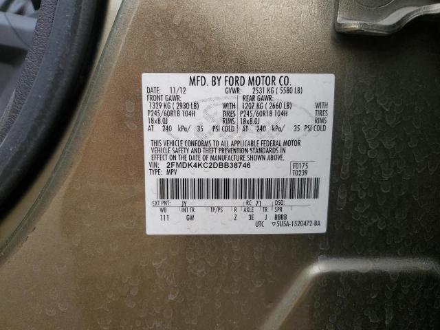 Photo 14 from auction – 2013 FORD EDGE LIMIT with VIN 2FMDK4KC2DBB38746