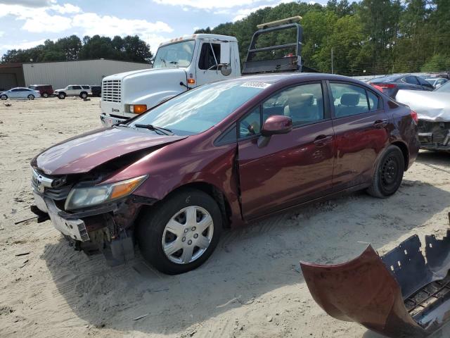 HONDA CIVIC LX 2012 with VIN 19XFB2F52CE323559 - Photo from auction