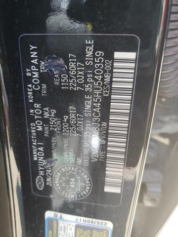 Photo 14 from auction – 2017 HYUNDAI TUCSON LIM with VIN KM8J3CA45HU540359
