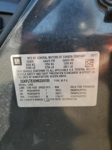 Photo 14 from auction – 2017 GMC TERRAIN SL with VIN 2GKFLTE36H6334109