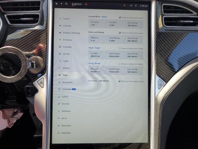 Photo 9 from auction – 2016 TESLA MODEL S with VIN 5YJSA1E18GF150169