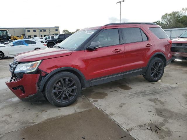 FORD EXPLORER X 2018 with VIN 1FM5K7D81JGB99105 - Photo from auction