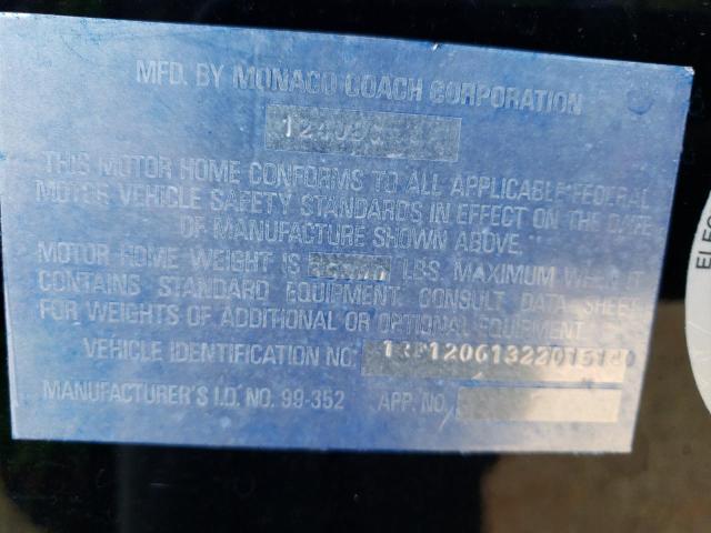Photo 10 from auction – 2002 MONA 40PBD/MH with VIN 1RF12061322015140