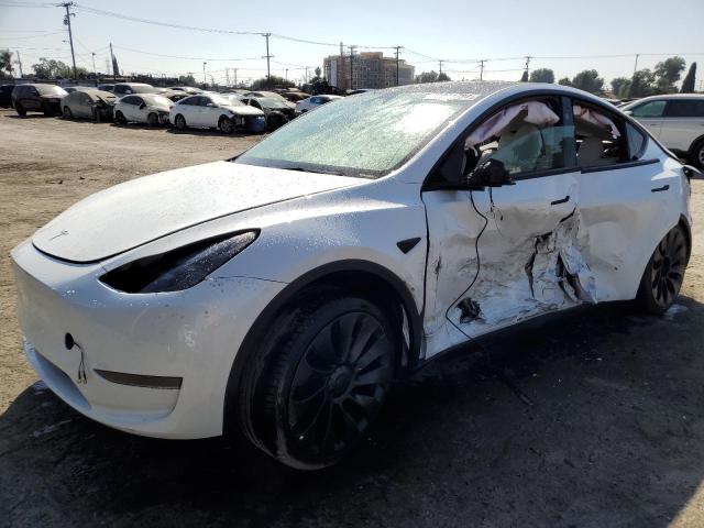 TESLA MODEL Y 2024 with VIN 7SAYGDED1RF104449 - Photo from auction