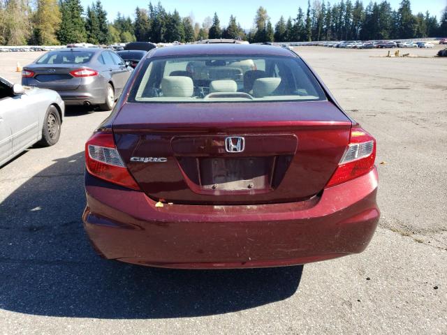 Photo 6 from auction – 2012 HONDA CIVIC LX with VIN 19XFB2F50CE357306