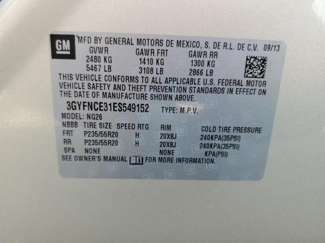Photo 14 from auction – 2014 CADILLAC SRX PERFOR with VIN 3GYFNCE31ES549152