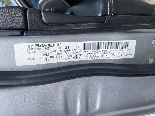 Photo 10 from auction – 2014 JEEP GRAND CHER with VIN 1C4RJFBG0EC173427