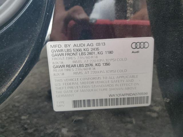 Photo 14 from auction – 2013 AUDI Q5 PREMIUM with VIN WA1CFAFP8DA076596
