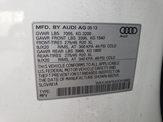 Photo 14 from auction – 2013 AUDI Q7 PREMIUM with VIN WA1LMAFE4DD016883