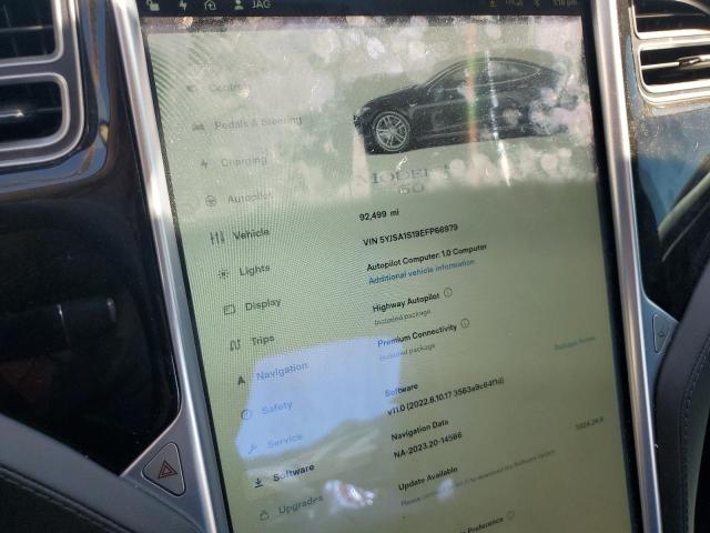 Photo 9 from auction – 2014 TESLA MODEL S with VIN 5YJSA1S19EFP66979
